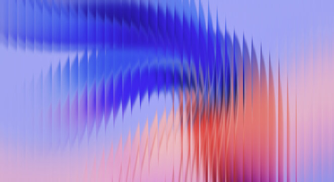 Ribbed glass background abstract vertical waves glossy light reflection for modern tech digital design presentation