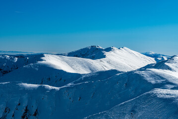 Low Tatras mountains from Chabenec hill in Slovakia © honza28683