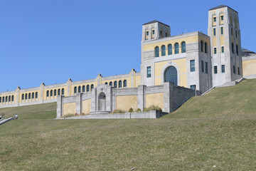 Naklejka premium The Filter Building - south elevation - R.C. Harris Water Treatment Plant, a water treatment plant, located at 2701 Queen St E, Toronto