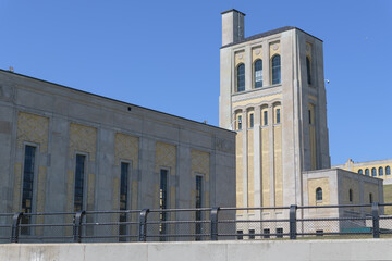 Naklejka premium R.C. Harris Water Treatment Plant, a water treatment plant, located at 2701 Queen St E, Toronto - service and pumping buildings