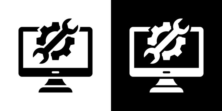 It Support Icon Set Multiple Style Collection