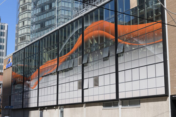 Naklejka premium exterior of Pearl Street Energy Centre, Toronto