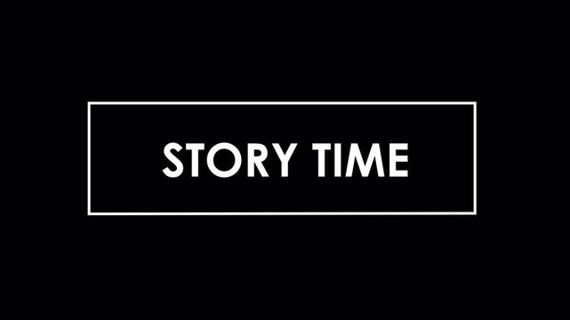 Story Time &ndash; Typography Animation