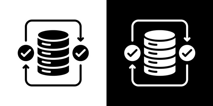 Database Icon Set Multiple Style Collection