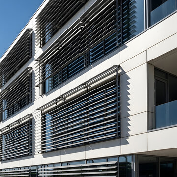 Building with brise soleil
