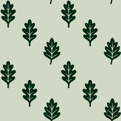 Fototapeta premium Leaf Pattern – Bold Green Botanical Design