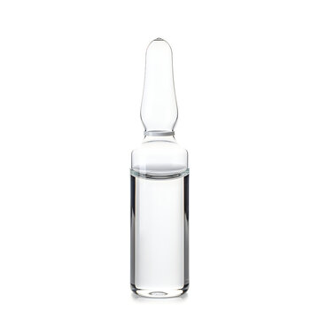 Glass ampoule, medical vial, clear liquid, pharmaceutical container, laboratory equipment
