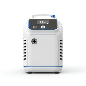 Portable oxygen concentrator, medical oxygen generator, home oxygen therapy device, white