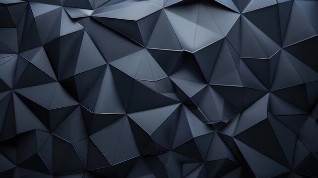A creative and unique decorative element with triangular shapes made of black paper