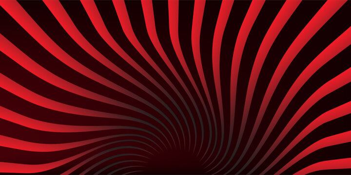 Red rays retro background. Vintage pop art illustration