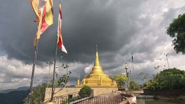 Golden Stupa, Nelligala Temple Sri Lanka