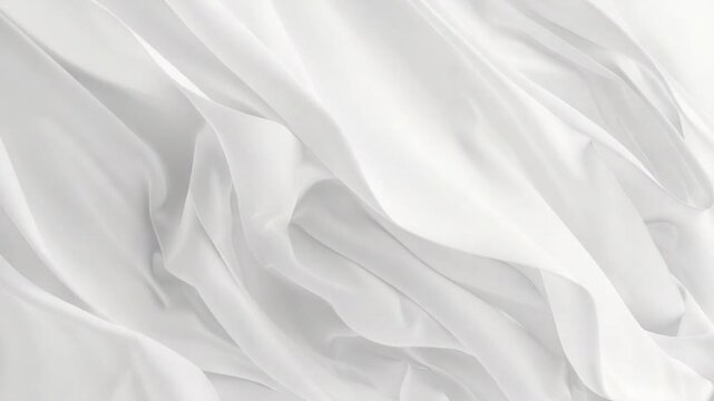 A close-up view of a white fabric with intricate texture and pattern
