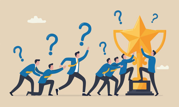 Career competition selfish colleagues jump over other people to get to goal, take advantage of coworker to success, selfish businessman jump over other people to achieve target