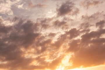 Obraz premium Dramatic Clouds at Sunset