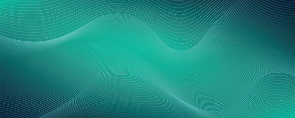 Fototapeta premium Digital technology speed connect blue green background, cyber nano information, abstract communication.