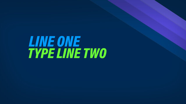 Teens Neon Title Card Toolkit