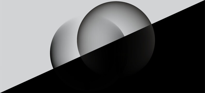 modern pattern abstract circular design space balck and white, tech pattern abstract
