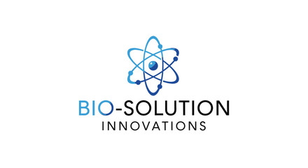 Fototapeta premium Bio Solution Innovations company logo design.