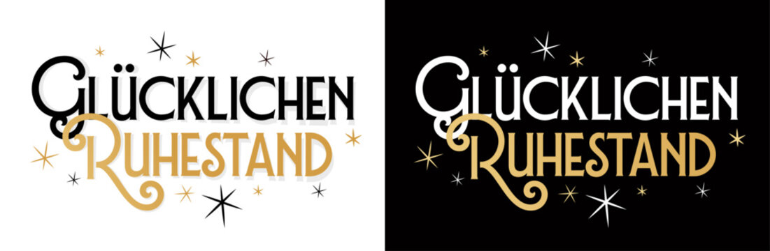 Gl&uuml;cklichen Ruhestand