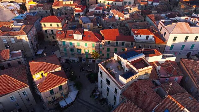 Tropea, Southern Italy, Calabria, drone footage 4K ProRes rec.709 D Log m