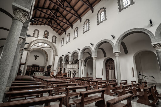 Teano, Italy. The Cathedral of San Clemente. 0326V.2