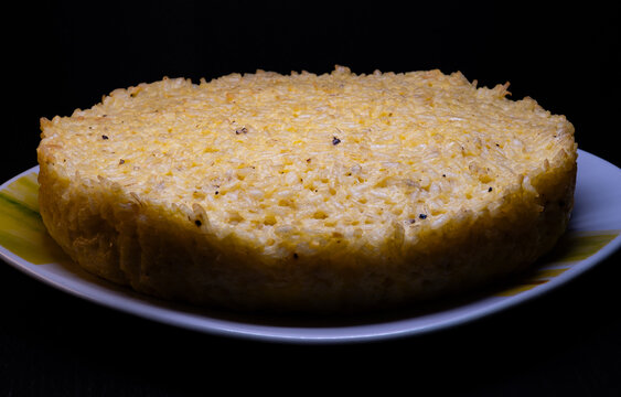 Typical Easter sweets in Campania: rustic rice pastiera without shortcrust pastry