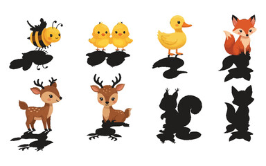 Fototapeta premium Charming animal illustrations for father's day cute designs for cards gifts