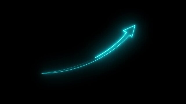 Glowing neon Global oil prices rising economic impact inflation market trends with world map stock market graph coins barrels rising arrow.4k motion graphics video