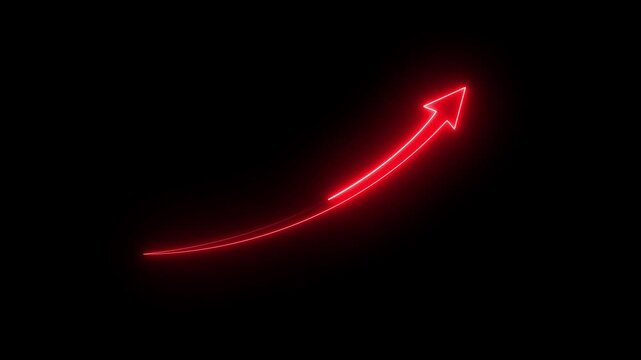 Glowing neon Global oil prices rising economic impact inflation market trends with world map stock market graph coins barrels rising arrow.4k motion graphics video