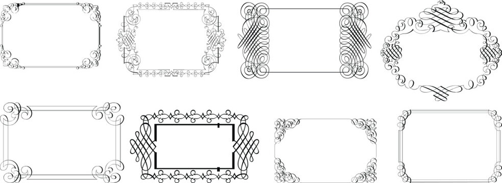 Black and white architectural blueprint with rectangular and curved elements