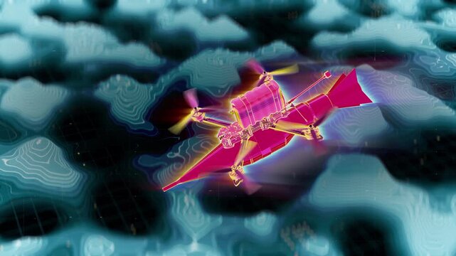 FPV drone carrying payload flying toward target during mission, modern militech