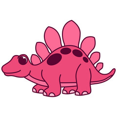 Cartoon dinosaur character illustration © Paijo