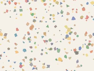 Obraz premium Colorful Terrazzo Fragments Organic Stone Mosaic Background