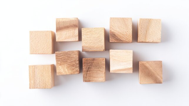 degree. Wooden cube blocks arranged in pattern representing contact and connection, product launch decks, UI/UX mockups, designed for data visualization dashboards and holographic UIs.
