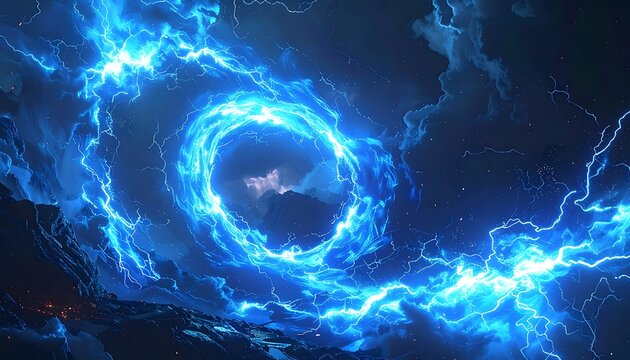 Electric storm vortex