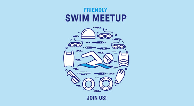 Swim Gathering Invite: Join the Aquatic Friends for a Refreshing Meetup Now