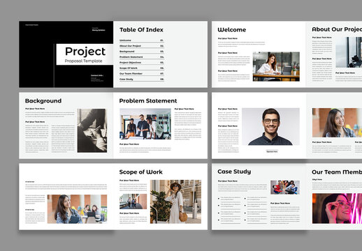 Project Proposal Template Design