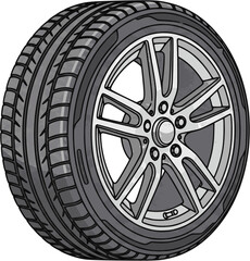 Obraz premium car wheels icon. Element of car repair for mobile concept and web apps. Detailed icon can be used for web and mobile. Premium icon 