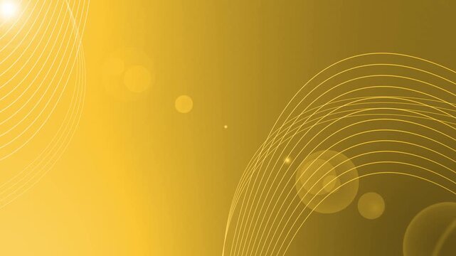 Gradient abstract background with curved lines animation, Abstract gradient background with curved thin white lines and lens flare
