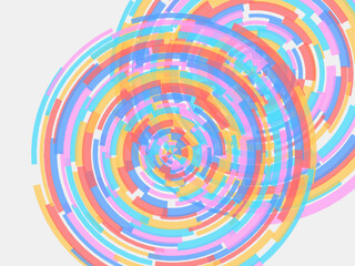 Naklejka premium Colorful Tie Dye Spiral Pattern Retro Background