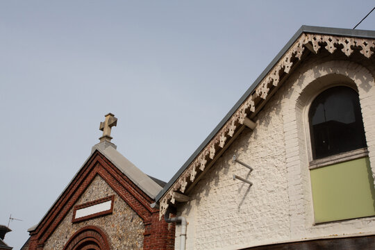 Toit d'une &eacute;glise protestante &agrave; F&eacute;camp