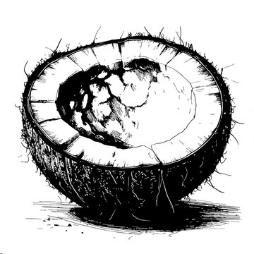 Kokos rysunek