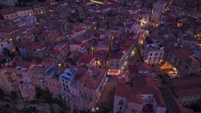 Tropea, Southern Italy, Calabria, drone footage 4K ProRes rec.709 D Log m