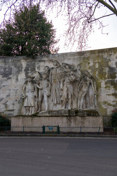 A statue in Paris France FR