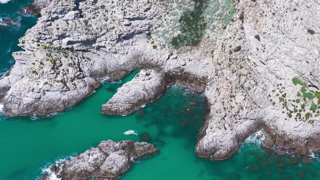 Capo Vaticano, Southern Italy, Calabria, drone footage 4K ProRes rec.709 D Log m