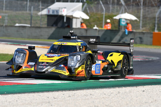Scarperia, Italy - September 29th 2024: Oreca 07 Gibson of team PANIS RACING drive by MALDONADO-MILESI-LECLERC in action during 4h of Mugello.