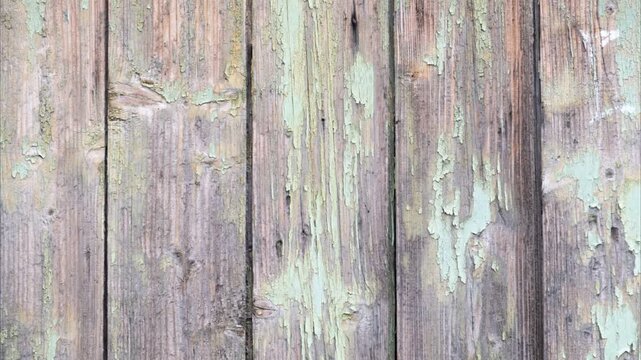 Timelapse of Weathered Wooden Plank Doors with Rustic Texture