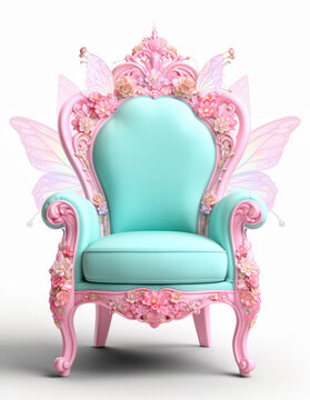 silla, sillon verde aqua, rey,  reyna, oro, mariposa, alas, fantasia, dorado, butaca, mobiliario, sofas, asiento, de lujo, interiors, antique, antig&uuml;edad, designio, real, viejo, clasicos, confortable,