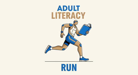 Fototapeta premium Adult's Literacy Pursuits: A Dynamic Representation of Reading and Knowledge