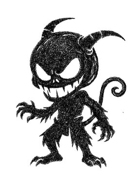 Peque&ntilde;o diablo negro.
